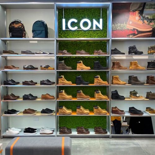 Timberland Shoes and Clothing  Store – Sydney CBD moss wall sydney