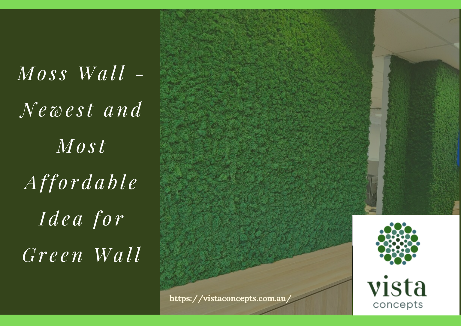 Moss Wall - Newest and Most Affordable Idea for Green Wall moss wall